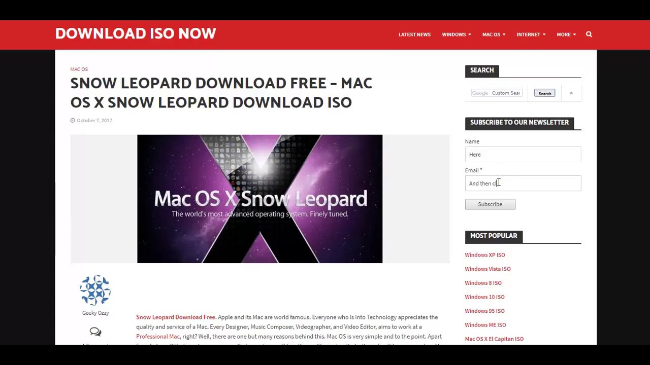 Mac Os X Snow Leopard Purchase Download